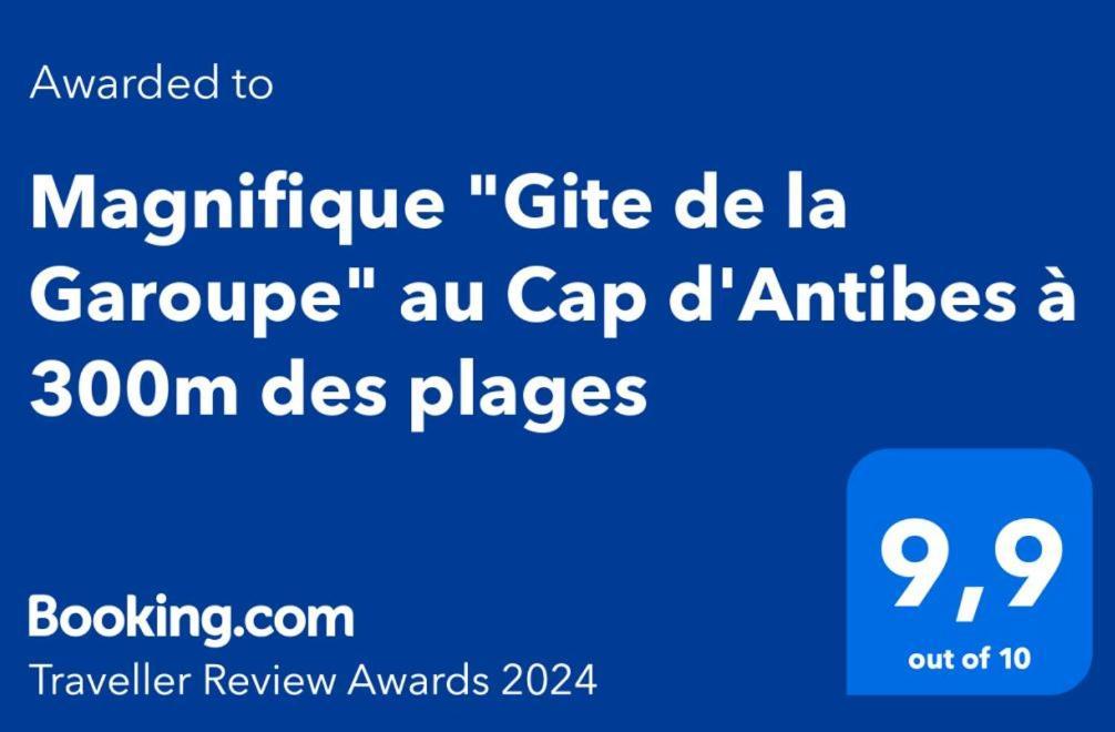 Magnifique "Gite De La Garoupe" Au Cap D'Antibes A 300M Des Plages 외부 사진